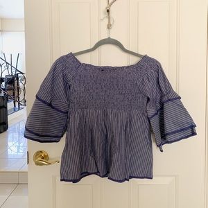 American eagle off the shoulder top